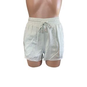 LITA by Ciara Sprout Green Silk Shorts Revolve xl